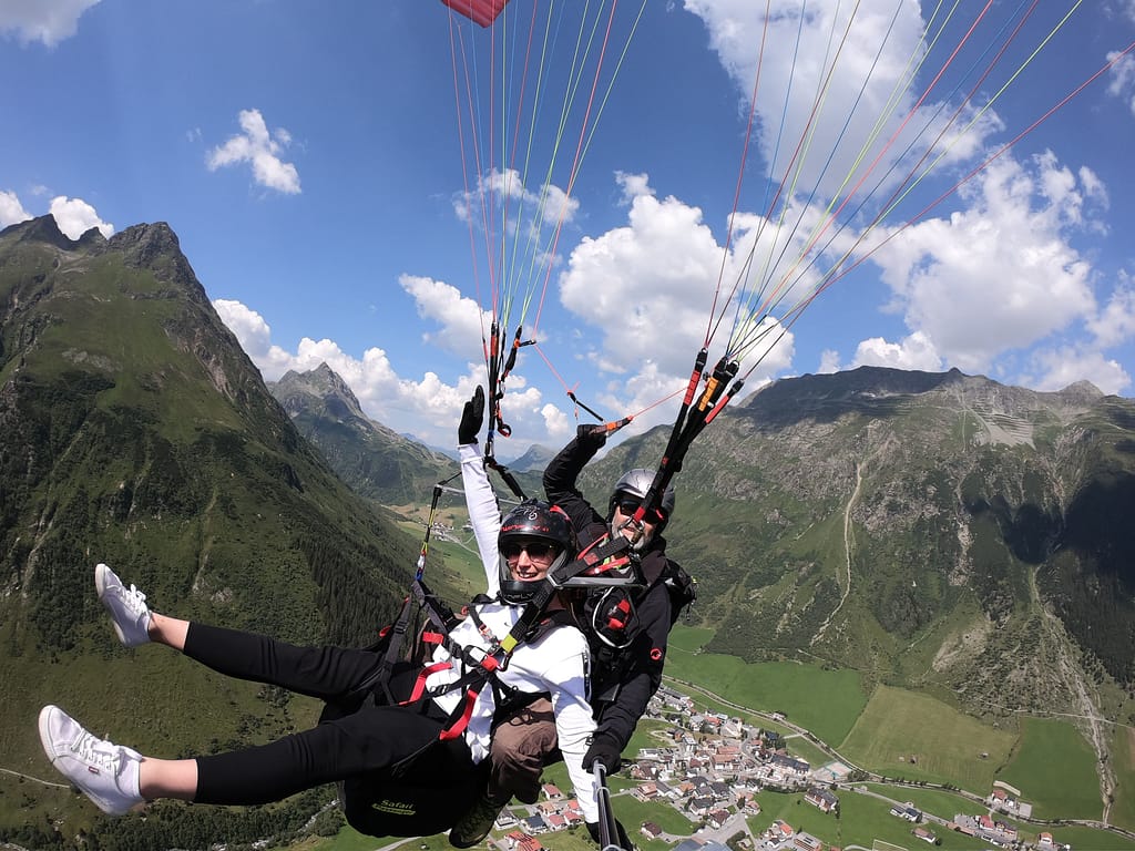 Tandemfliegen Abenteuer Ischgl