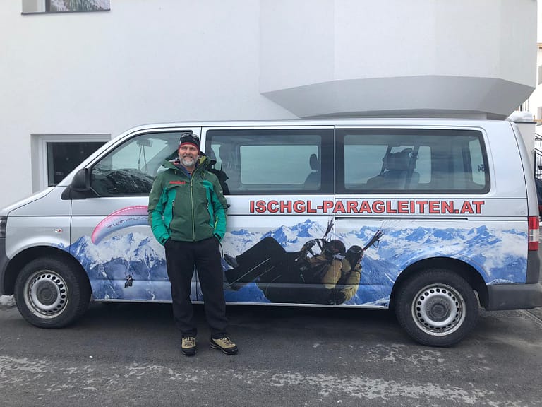 Daniel mit dem Twinfly Tandem Bus